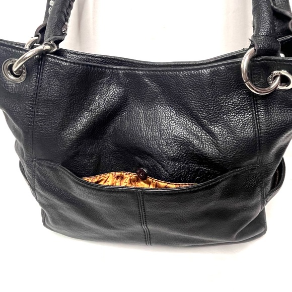 Tignanello Black Leather Bag - Picture 2 of 16